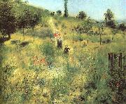 Pierre Renoir Pathway Through Tall Grass oil painting